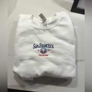 🌆Custom San Francisco Embroidered Crewneck🌆